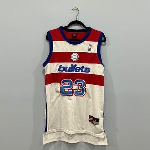 Nike team bullets Jordan 23 NBA Jersey sports long authentic stitched vintage